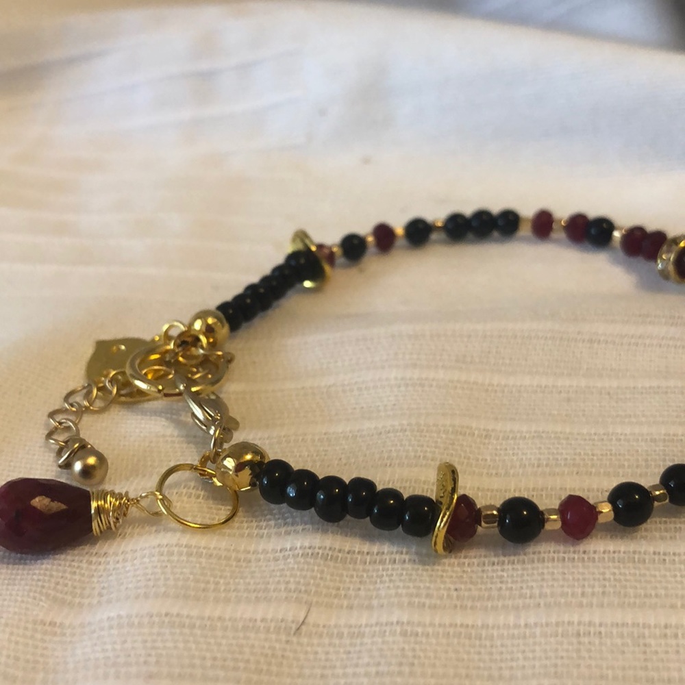 RED RUBY AND BLACK ONYX - Picture 5 of 8